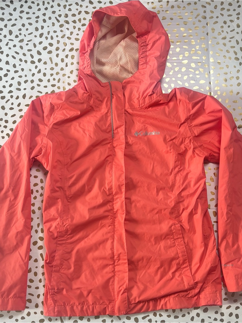 Columbia Coral Hooded Windbreaker Jacket